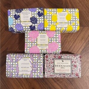 🐐🌼Beekman 1802  Set of 5 - 9 Ounce Bars of Soap